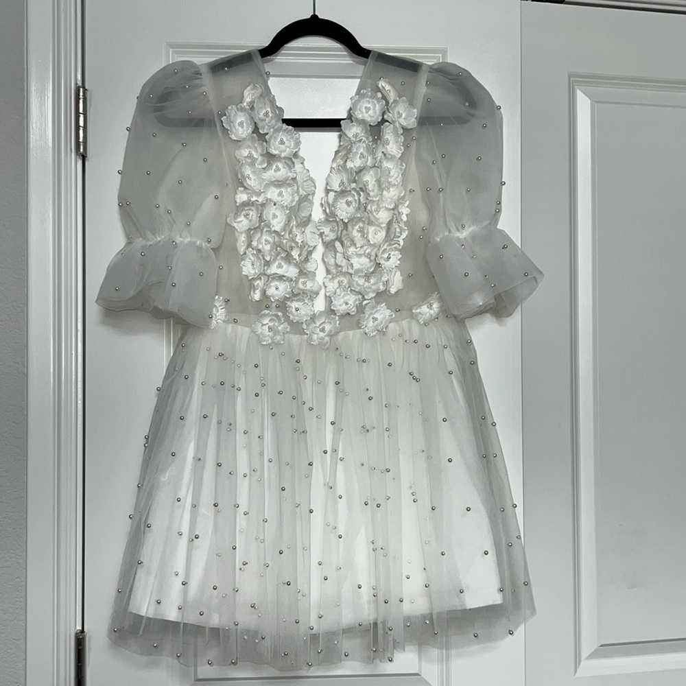 BRIDAL - Pearl Mini Dress